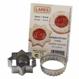 3 découpoirs / formes à pâtisserie Etoile et Rond - Lares