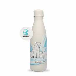 Bouteille Isotherme 500ml Ours polaire Qwetch
