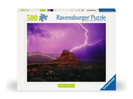 Puzzle 500 pièces Tonnerre rose Ravensburger