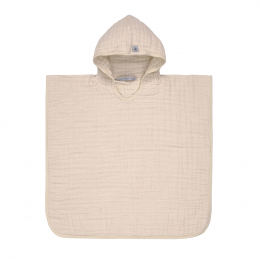 Poncho en gaze de coton Rose clair Lassig