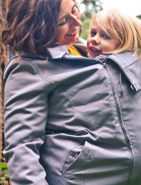 Manteau de portage / grossesse - 4 en 1 - Grey - Wearmebaby