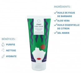 Pure scrub cuir chevelu et corps à l'aloe vera - 100 ml Shaeri