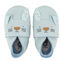 Chaussons en cuir soft soles Hopsy Bobux