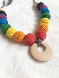 Collier d'allaitement et portage - Rainbow - Adénate