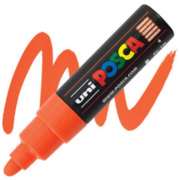 Marqueur PC7M pointe conique 4,5-5,5 mm Orange foncé POSCA