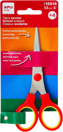 Ciseaux  école rouge 13cm Apli
