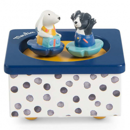 Boîte à musique Puce & Pilou Moulin Roty