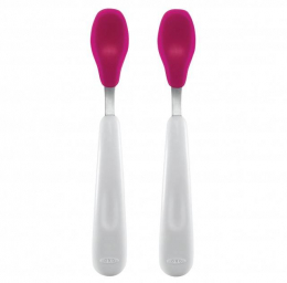 Ensemble de 2 cuillères Pink Oxo Tôt