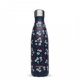 Bouteille Isotherme 500ml Hanami bleu Qwetch