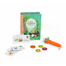 Lampe à histoires livre Dans la jungle Moulin roty