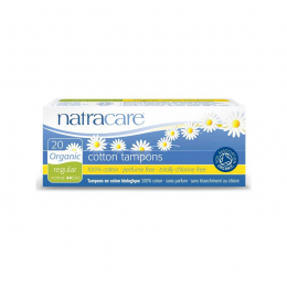 Tampons en coton BIO - Regular - sans applicateur - Natracare