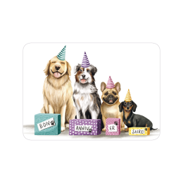 Carte Rendez-Vous R. Hilyer "Ouaf Ouaf" Bon anniversaire