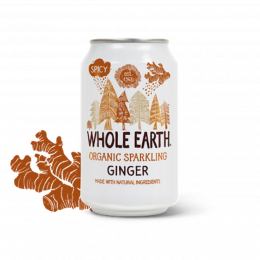 Jus Gingembre pétillant 33cl Whole earth