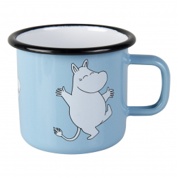 Tasse en métal Hippo bleu clair 250ml Moomin muurla