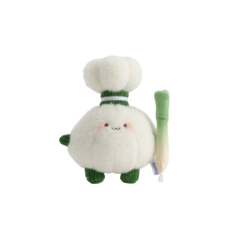 Peluche VEGGIES - Porte-clés 15 cm - Ail