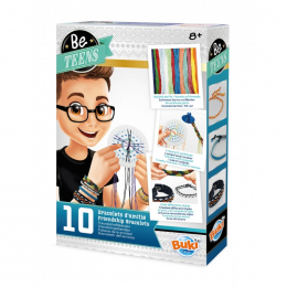 Kit créatif Bracelets d'amitié Bleu Buki