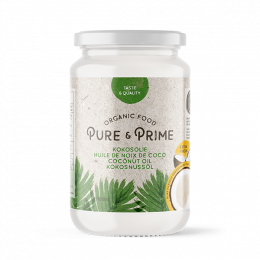 Huile de noix de coco extra vierge bio 600ml Pure & Prime