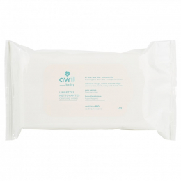 Lingettes nettoyantes BIO bébé Avril