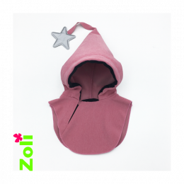 Capuchon cagoule imperméable enfant Zoli - Rose clair