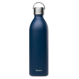Qwetch Bouteille isotherme active matt bleu marine 1000ml – Qwetch