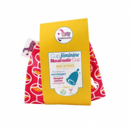 Cup féminine - Taille 2 - Pochette rose - Lamazuna