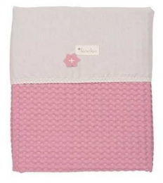 Couverture pour lit Antwerp Blush pink - pebble EDITION LIMITEE - Koeka