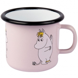Tasse en métal Hippo rose clair 250ml Moomin muurla
