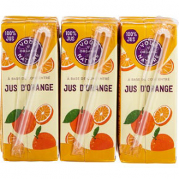Jus d'orange 200ml Your organic nature
