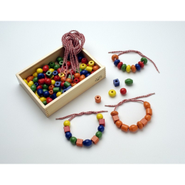 Grosses perles en bois FSC