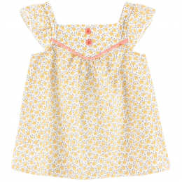 Tunique jaune à fleurs - Miryam - Les Tartempois - Moulin roty