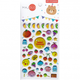 Stickers - fruits brillants - Majolo