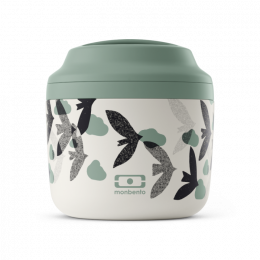 Bento Lunchbox isotherme graphic Birds Monbento
