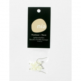 Nacré - Boucles d'oreilles baroque de pierres protectrices perles - Nia