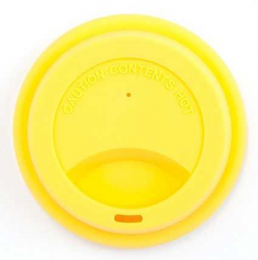 Couvercle pour gobelet en siliconne - Jaune - Jack n'Jill