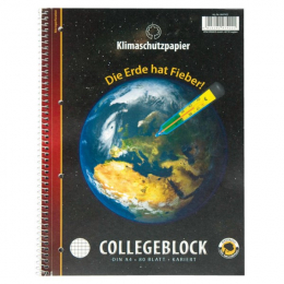 Cahier à spirale A4 recyclé Greenpeace