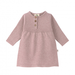 Robe Tricotée coton bio et soie Garden Explorer Rose Clair Lassig