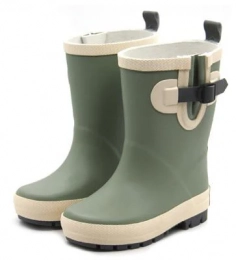 Bottes En Caoutchouc Vert Sauge Pointure  30