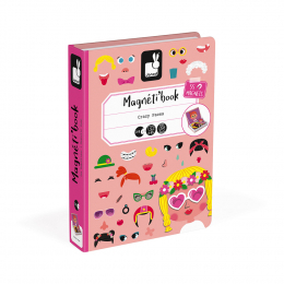 magneti'book crazy faces fille Janod 