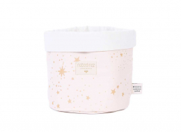 Panier panda Large - Gold stella/dream pink  - Nobodinoz
