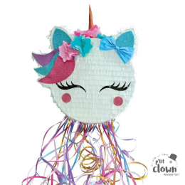 Pinata - Tête de Licorne ronde
