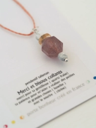 Pendentif talisman merci et bisous collants Magicae