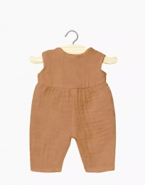 Combinaison longue Linda en double gaze cassonade pour poupée 34 cm Minikane