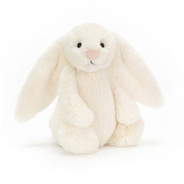 Doudou peluche Bashful Cream lapin 31cm Jellycat