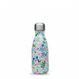 Bouteille Isotherme 260ml Flora bleu Qwetch