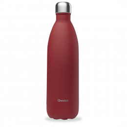 Bouteille Isotherme - 1L - Granite rouge - Qwetch