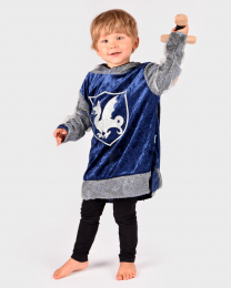 Déguisement chevalier Bleu 2-4 ans Den Goda Fen