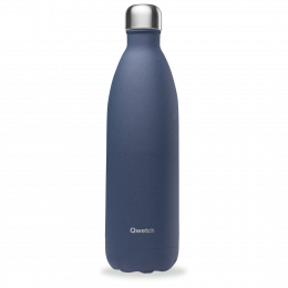 Bouteille Isotherme - 1L - Granite bleu nuit - Qwetch