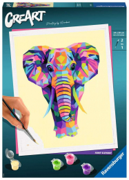 Peinture par numéros CreArt Eléphant Ravensburger