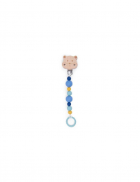Attache-tétine bois et silicone hamster Puce & Pilou Moulin Roty