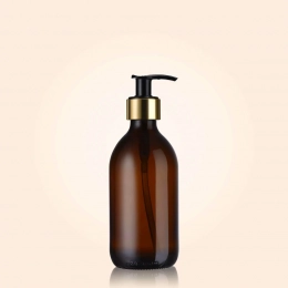 Flacon pompe en verre ambré 300 ml Little Pots